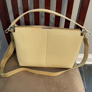 Rothy’s The Daily Crossbody in Golden Wheat EUC - carried once; dust bag incl.